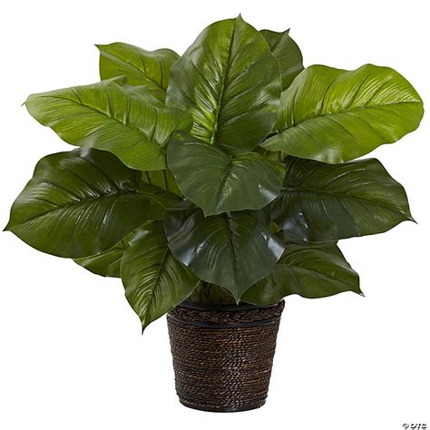 Nearly Natural 29 Large Leaf Philodendron Silk Plant Real Touch Green