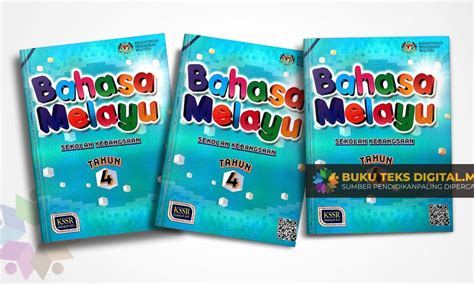 Bahasa melayu (bm), bahasa inggeris (english), matematik (mathematics. Buku Teks Digital Bahasa Melayu Tahun 4 | Buku Teks Digital
