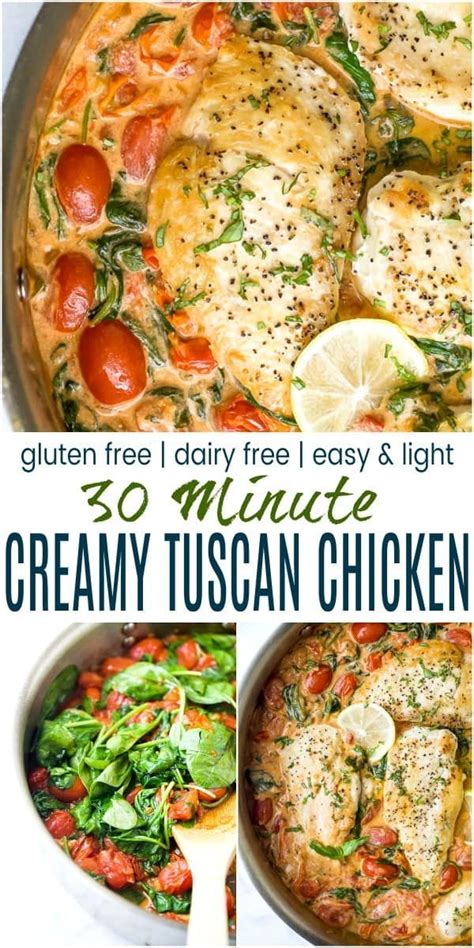 Easy 30 Minute Creamy Tuscan Chicken Tuscan Chicken Recipe Artofit