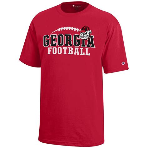 Champion Youth University Of Georgia Football State Short Sleeve T