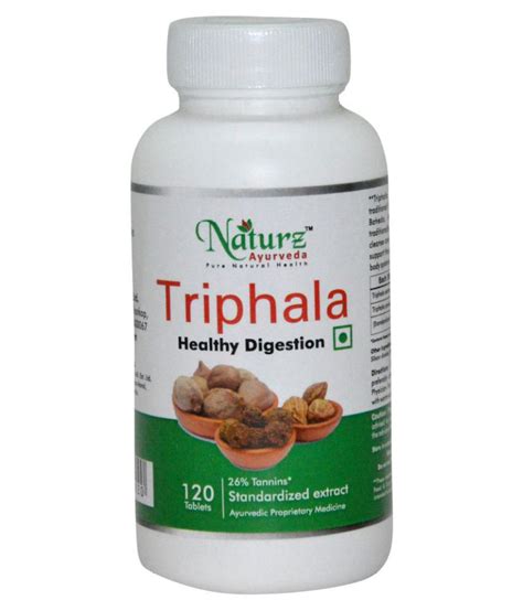 Naturz Ayurveda Triphala 120 Tablets 500 Mg Buy Naturz Ayurveda Triphala 120 Tablets 500 Mg At