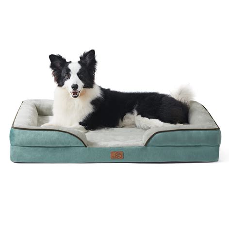 Buy Bedsure Orthopedic Dog Bed Bolster Dog Beds For Mediumlargeextra