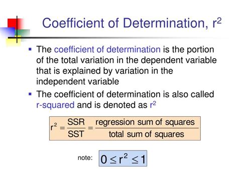 Coefficient of determination in predict() closed. PPT - Chapter 4, 5, 24 Simple Linear Regression PowerPoint ...