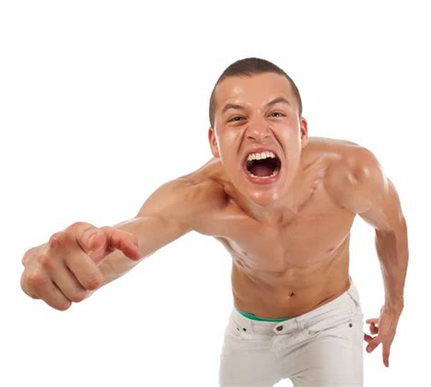 Angry Man Screaming — Stock Photo © Feedough 5122888