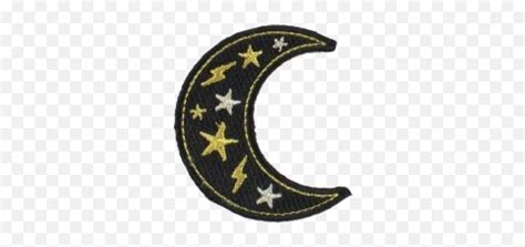 Cresent Moon Stars Patch Dark Sticker Parche Luna Bordado Emoji