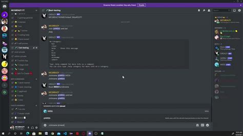 Discord Moderation Bot Nickname And Rule Enforcing Commands Part 3