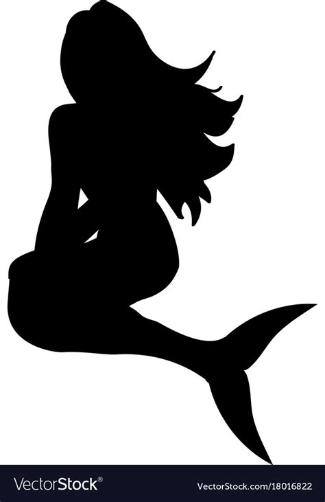Mermaid Siren Silhouette Ancient Mythology Fantasy