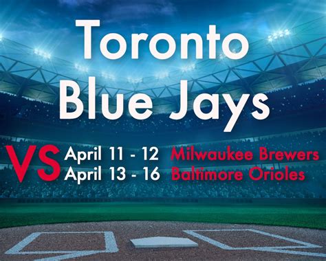 Letsrise 20 And Up For Tickets To The Toronto Blue Jays April 11 16