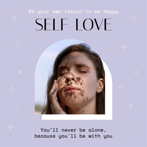 Free Aesthetic Self Love Instagram Post Template To Edit
