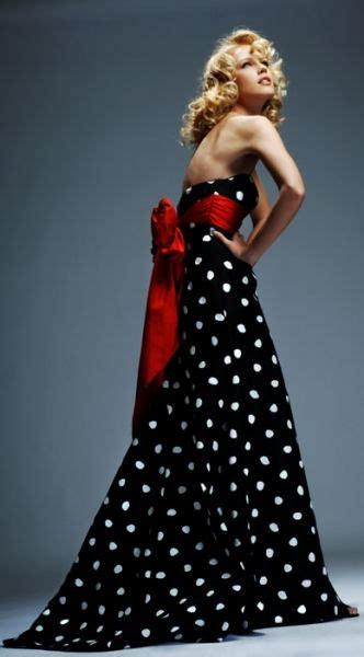 Black With White Polka Dots Evening Gown Polka Dot Prom Dresses