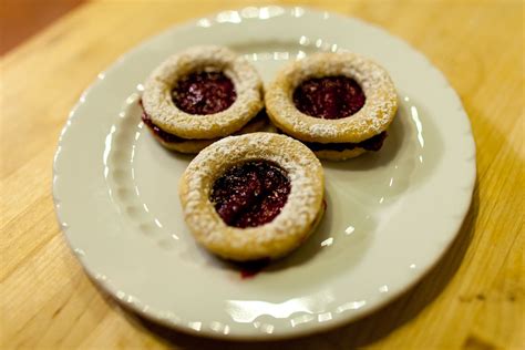 Hazelnut Linzer Cookies With Raspberry Clementine Jam Flickr