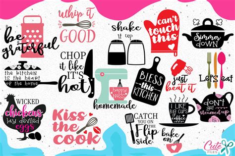 Kitchen Svg Bundle Graphic By Cute Files Creative Fabrica
