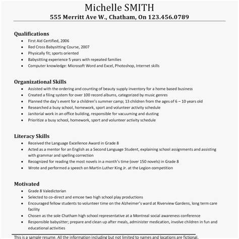caregiver job description resume unique