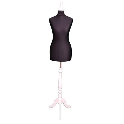 Deluxe Female Dressmakers Mannequin Black Choice Of Stands The