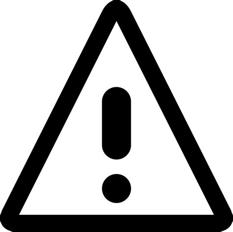 Warning Sign Svg Png Icon Free Download 252 Onlinewebfontscom