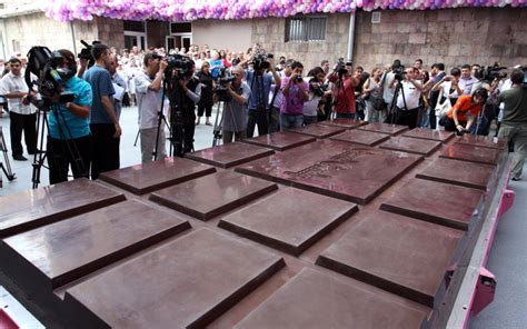 And The Country With The Worlds Biggest Chocolate Bar Is Armenia