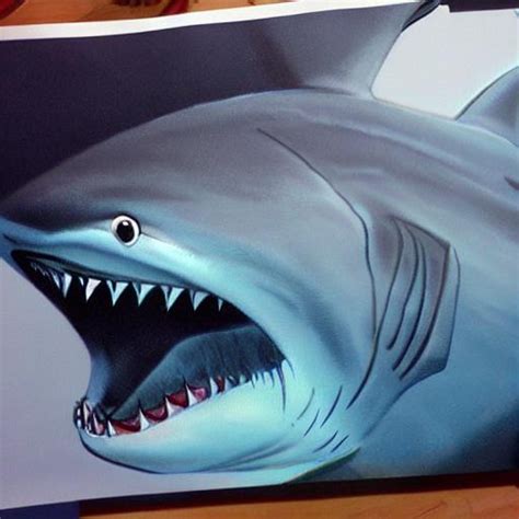 Realistic 2d Shark Openart