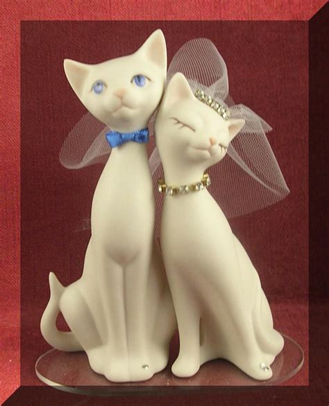Pin By Wendy On Dream House Cat Wedding Cat Wedding Cake Topper