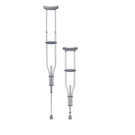 Universal Aluminum Crutches Crutches Euro Style Aluminum