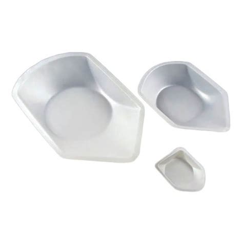 Antistatic Pour Boat Polystyrene Weighing Dish With Pour Spout Globe