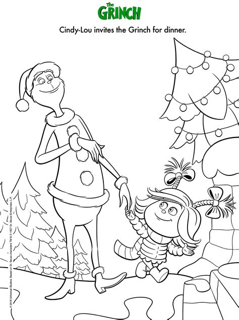 How the grinch stole christmasthis classic dr. Dr Seuss The Grinch Film Coloring Page (With images ...