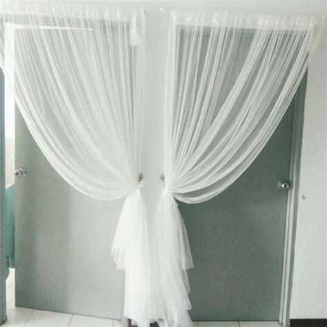 Curtain rods ikea malaysia home design ideas is one images from 14 unique. #READYSTOCK ️IKEA Lill Lace Curtains|Langsir Lace Murah ...