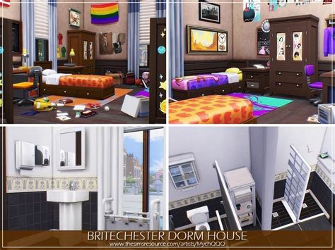 Britechester Dorm House The Sims 4 Catalog