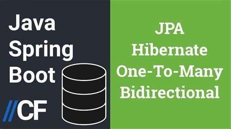 Java Spring Boot JPA Hibernate H One To Many Bidirectional Relationship OneToMany