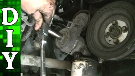 How To Remove And Replace The Serpentine Belt And Tensioner