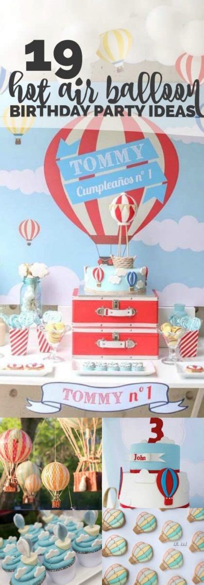 19 Hot Air Balloon Party Ideas And Decorations Spaceships And Laser Beams