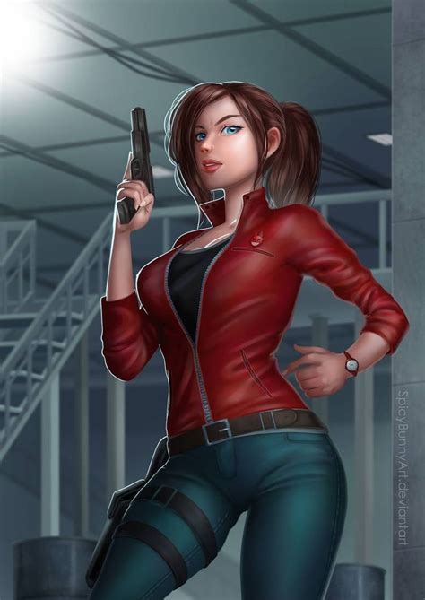 Claire Redfield By SpicyBunnyArt On DeviantArt Resident Evil Resident Evil Girl Resident