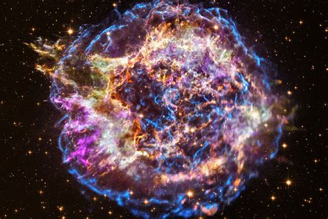 Supernova Remnant Of Cassiopeia A Captured By Nasas Chandra X Ray