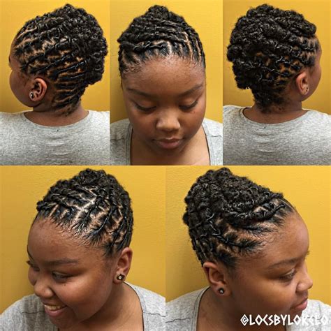 Twist And Lock Styles For Short Hair