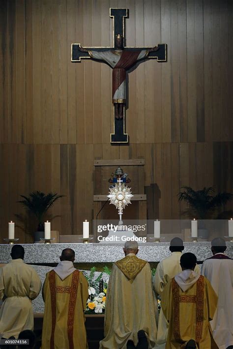 Ars Sur Fromans Sanctuary Shrine Of Jean Marie Vianney Adoration News Photo Getty Images