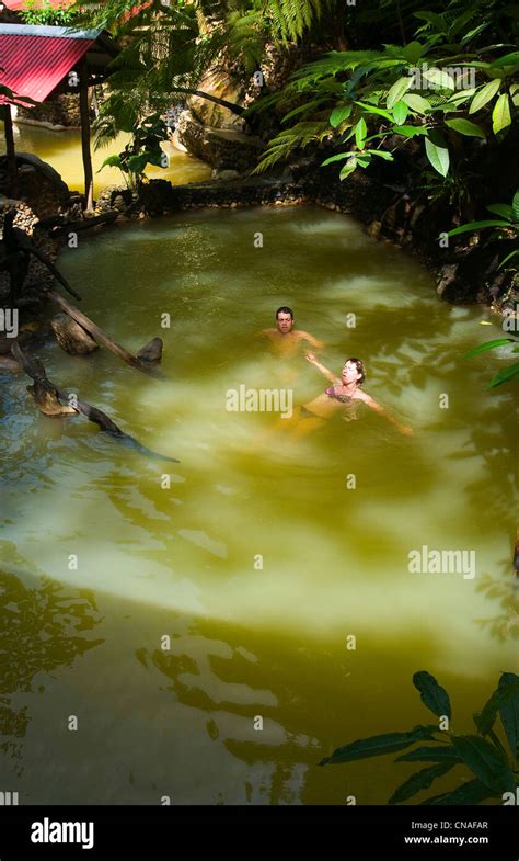 dominica surroundings of roseau watten heaven village the screws sulphur bath spa feeding by