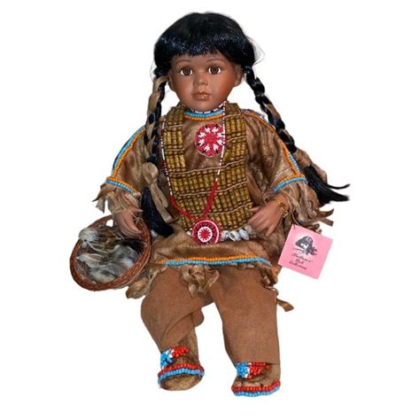 Traditions Doll Collection Toys Authentic Hand Painted Native