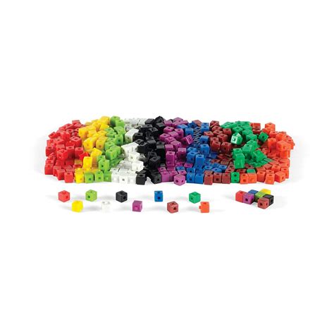 Hand2mind Interlocking Centimeter Unit Cubes Plastic Cubes For Early