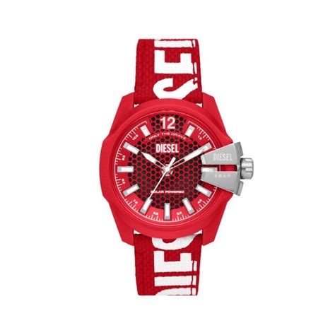 Diesel Watches Diesel Gents Baby Chief Red Eco Conscious Material Watch