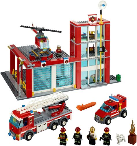 Fire Station Lego Set City Netbricks Rent Awesome Lego Sets And