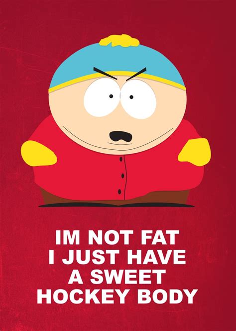 Cartman Sweet Hockey Body Poster Picture Metal Print Paint By