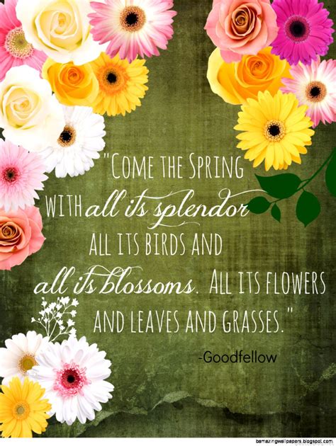 Happy Spring Quotes Sayings Amazing Wallpapers