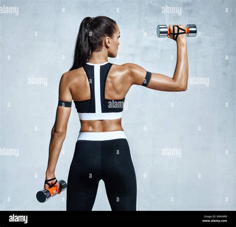 Woman Flexing Arm Hi Res Stock Photography And Images Alamy