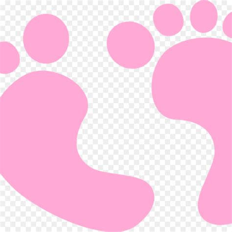 Pink Circle Clipart Footprint Pink Text Transparent Clip Art