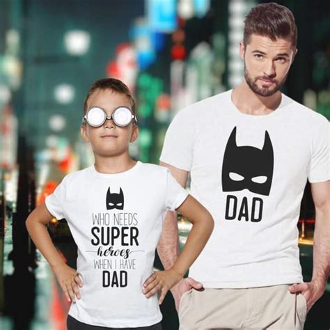Padre Hijo La Correspondiente Camisetas Batman El Papa