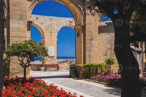 The Upper Barrakka Gardens In Valletta Malta 15548671 Stock Photo At