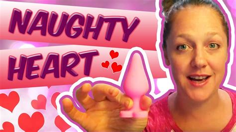 anal butt plug review video how to use the naughty candy heart butt plugs youtube