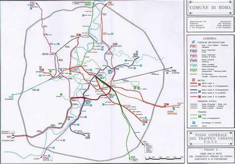 Transport Subway Map Rome •