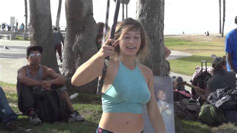 SEXY HULA HOOP GIRL VENICE BEACH CALIF DEC 2015 YouTube