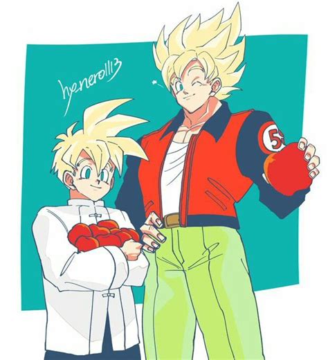 Goku And Gohan♡ Hy Nero1113 Goku And Gohan Dragon Ball Goku