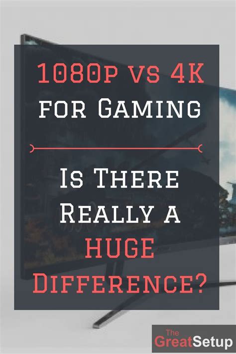 1080p Vs 4k Gaming Is Gaming At 4k Worth It Gaming Monitors Gaming